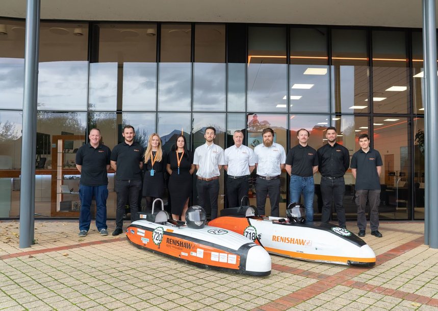 Renishaw Greenpower F24+ encourages interest in STEM studies and demonstrates additive manufacturing components in its electric car 
